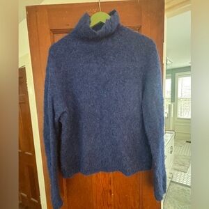 Poetry Blue Cowl Neck Sweater